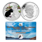 2014 1oz $20 THE ATLANTIC PUFFIN - STAMP AND COIN SET (TONED)