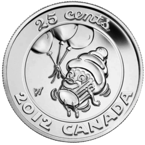 2012 OCCASIONS: 4-QUARTER COIN SET (2x2 CARDBOARD)