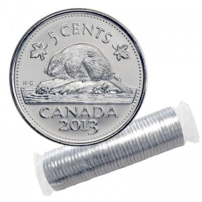 2013 5-CENT WRAP ROLL