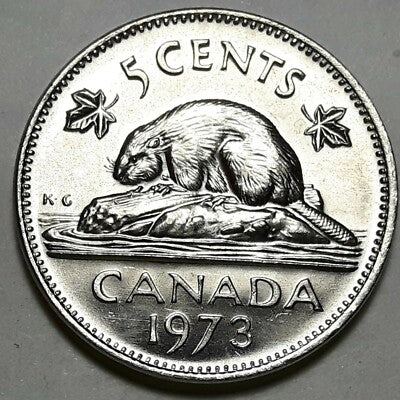 1973 5-CENT WRAP ROLL