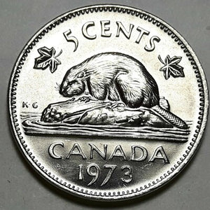 1973 5-CENT WRAP ROLL