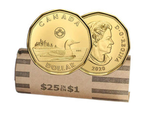 2020 1-DOLLAR COMMON LOONIE ROLL