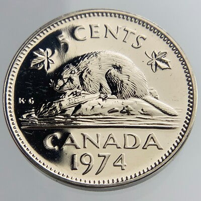 1974 5-CENT WRAP ROLL