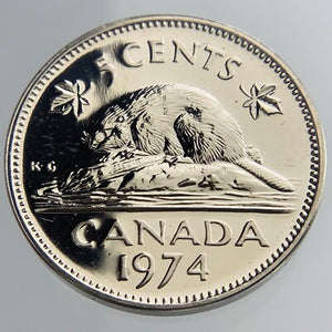 1974 5-CENT WRAP ROLL