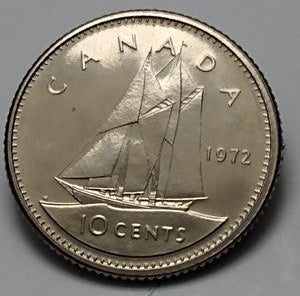 1972 10-CENT WRAP ROLL