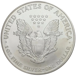 1999 $1 COLOURIZED AMERICAN EAGLE FINE SILVER COIN