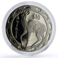 2008 SIERRA LEONE 4-COIN NOCTURNAL ANIMALS AFRICAN FAUNA SILVER SET