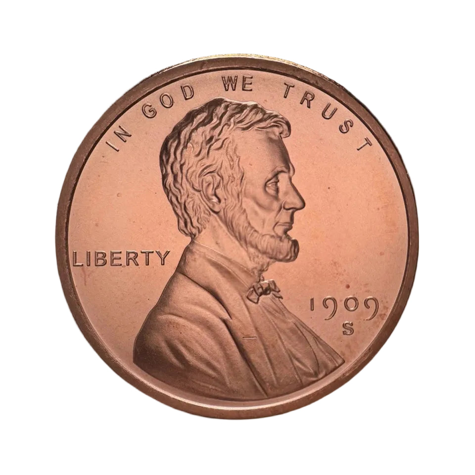 1oz LINCOLN WHEAT CENT COPPER COIN