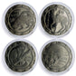 2008 SIERRA LEONE 4-COIN NOCTURNAL ANIMALS AFRICAN FAUNA SILVER SET