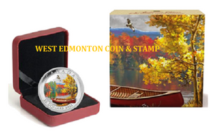 2013 1oz $20 AUTUMN BLISS - FINE SILVER COIN
