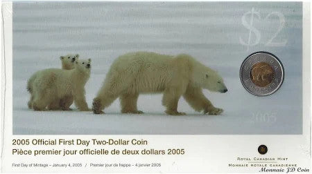 2005 OFFICIAL FIRST DAY TWO-DOLLAR COIN