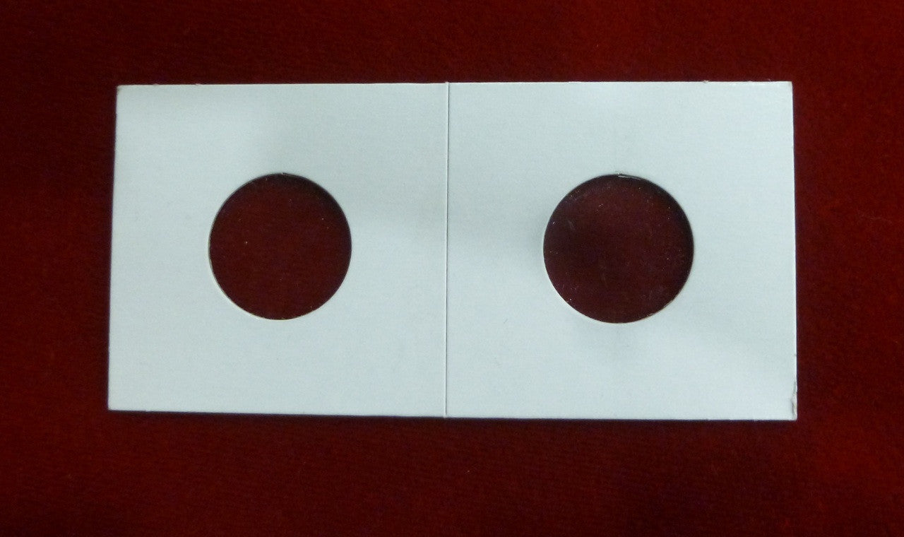 CARDBOARD 2x2 COIN HOLDER - 100 PACK - NICKEL SIZE