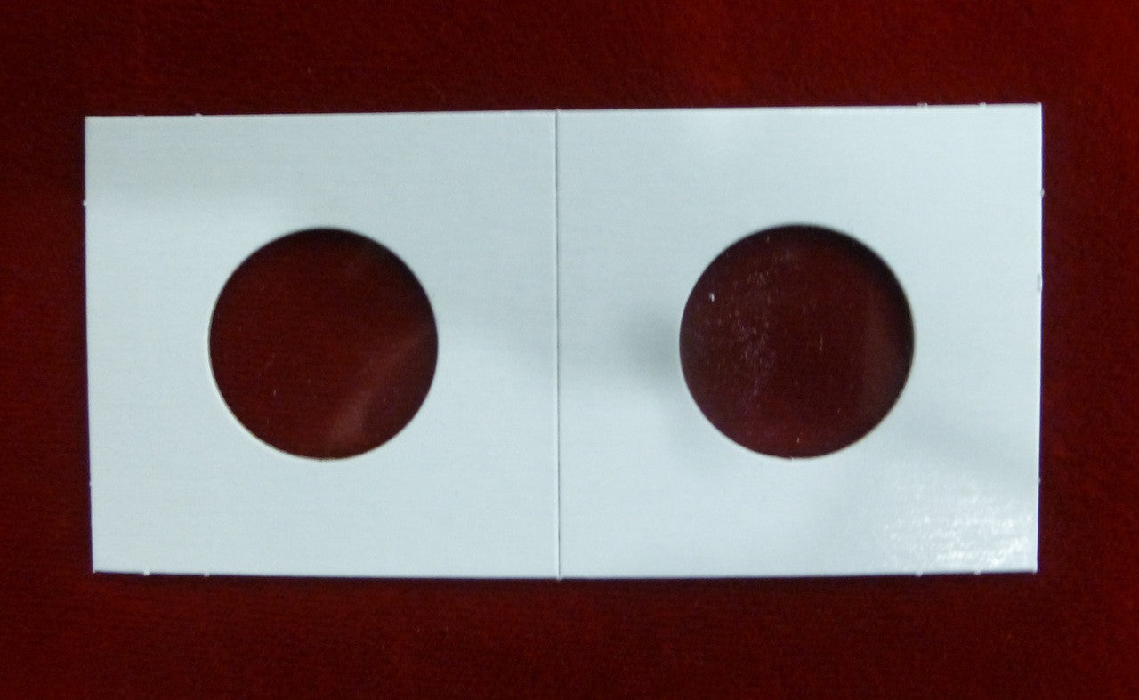 CARDBOARD 2x2 COIN HOLDER - 100 PACK - QUARTER SIZE