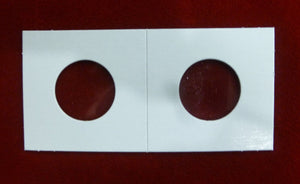 CARDBOARD 2x2 COIN HOLDER - 100 PACK - QUARTER SIZE