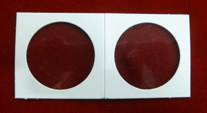 CARDBOARD 2x2 COIN HOLDER - 100 PACK - SILVER DOLLAR SIZE