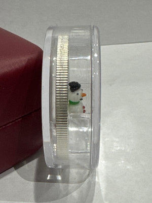 [AUCTION ONLY] 2014 1oz $20 VENETIAN / MURANO SNOWMAN FINE SILVER COIN