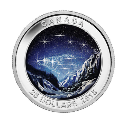 2015 1oz $25 STAR CHARTS - THE ETERNAL PURSUIT FINE SILVER COIN