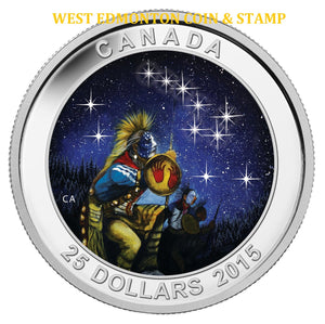 2015 1oz $25 GLOW IN THE DARK COIN STAR CHARTS: THE QUEST FINE SILVER COIN