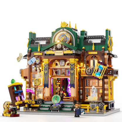 [PRE-ORDER] STEAMPUNK TIME RIFT LIBRARY LUMIBRICKS
