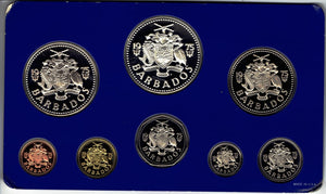 1975 COINAGE OF BARBADOS (8 COIN PROOF SET)