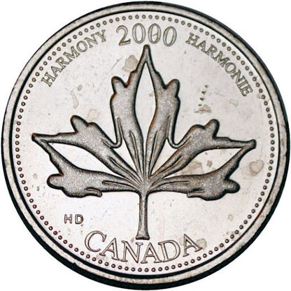 2000 HARMONY 25-CENT ROLL