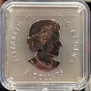 SALE - 2018 $3 MAPLE LEAF QUARTET - 30 YEARS (1988-2018) FINE SILVER COIN (TONING)