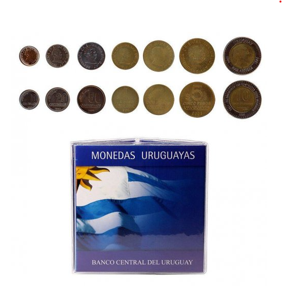 1998 URUGUAY COIN SET (PACKAGING ISSUES)