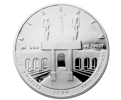 1984 US OLYMPIC SILVER DOLLAR
