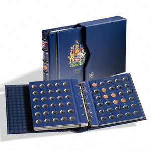 VISTA CANADIAN COIN BINDER WITH SLIP COVER - 1 CENT (BLANK - NO DATES)