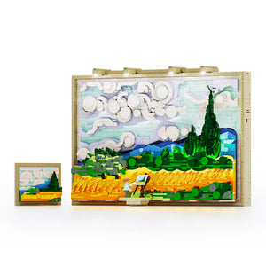 [PRE-ORDER] WHEAT FIELD WITH CYPRESSES LUMIBRICKS