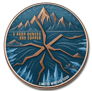 5oz WINTER'S EMBRACE FINE COPPER ROUND