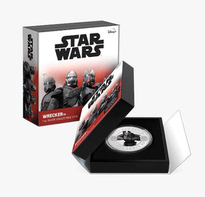 2022 1oz $2 STAR WARS THE BAD BATCH WRECKER FINE SILVER COIN