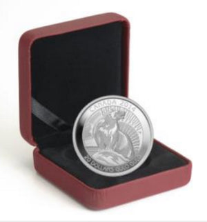 2014 1oz $20 WOLVERINE FINE SILVER COIN