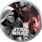 2016 1oz $2 STAR WARS: THE FORCE AWAKENS KYLO REN FINE SILVER COIN